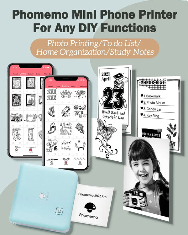 M02 Pro Pocket-Sized Thermal Printer